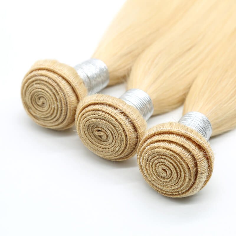 Blonde 613 Hair Weave Straight Hair Bundle 1PC
