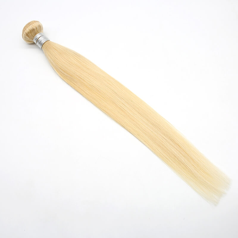 Blonde 613 Hair Weave Straight Hair Bundle 1PC