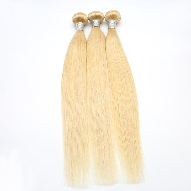 Blonde 613 Hair Weave Straight Hair Bundle 1PC