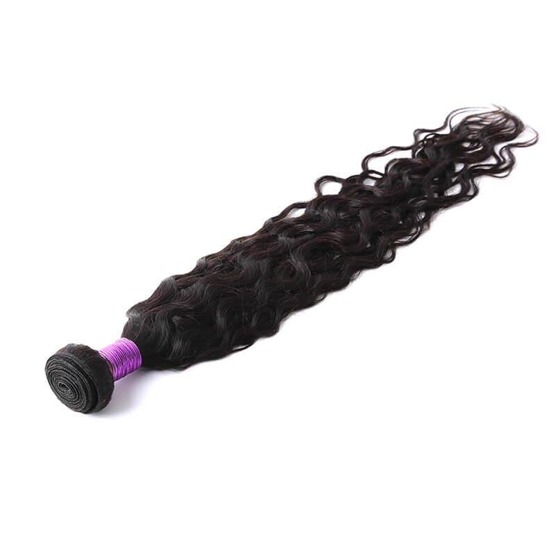 Human Hair Weave Natural Wave Hair Weft 1 Bundle