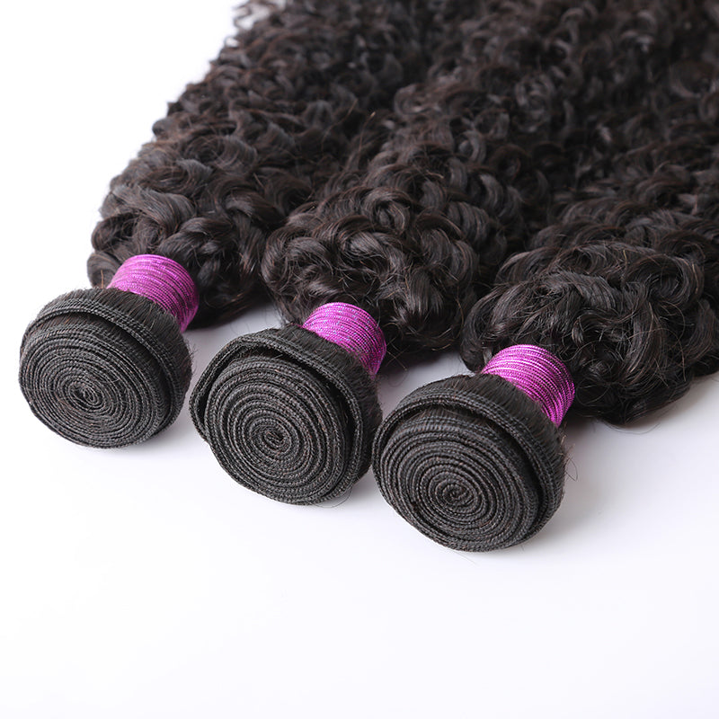 Human Hair Weave Curly Hair Weft 1 Bundle