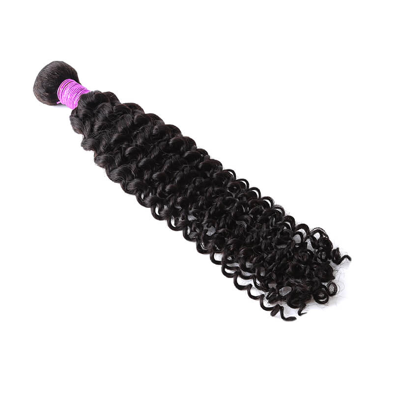 Human Hair Weave Italy Curl Hair Weft 1 Bundle