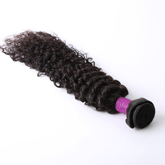 Human Hair Weave Curly Hair Weft 1 Bundle