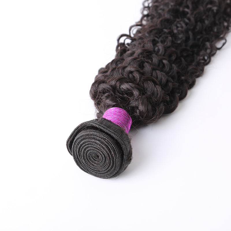 Human Hair Weave Curly Hair Weft 1 Bundle