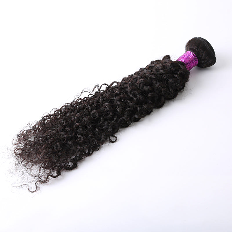 Human Hair Weave Curly Hair Weft 1 Bundle