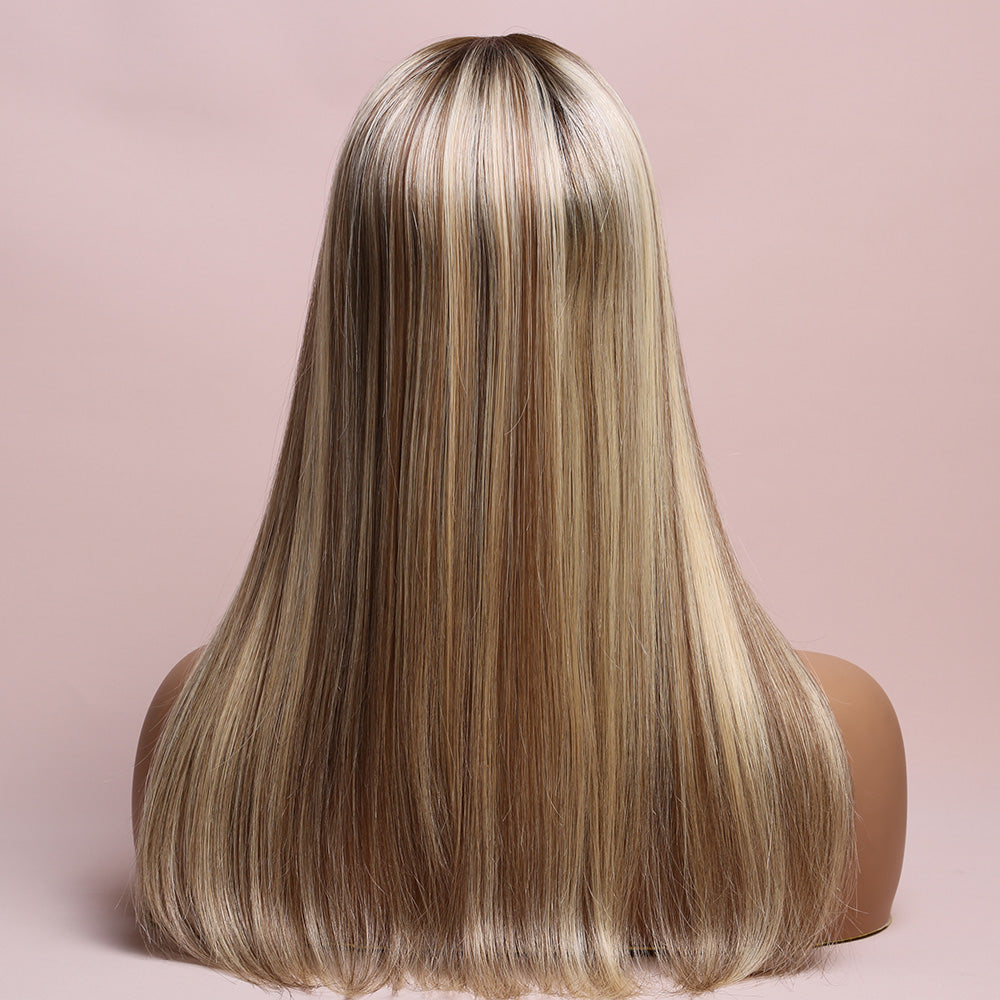 Silk Base Highlight Topper Hair Human Hairpiece For Women Hair Loss