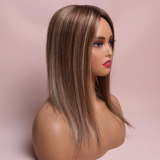 Highlight Topper Hair Human Hairpiece For Women Hair Loss