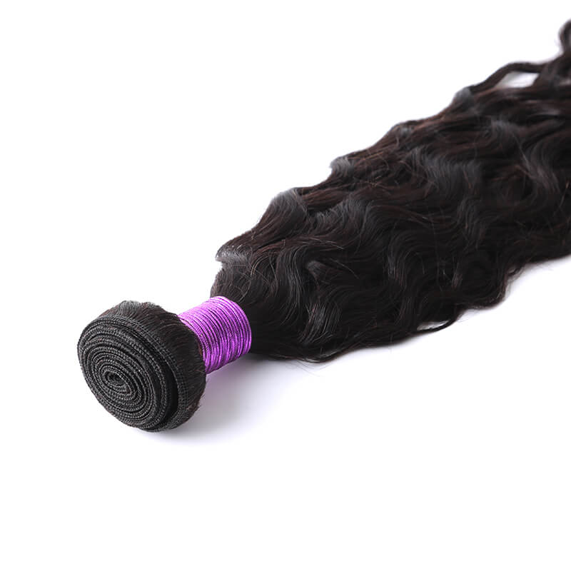 Human Hair Weave Natural Wave Hair Weft 1 Bundle