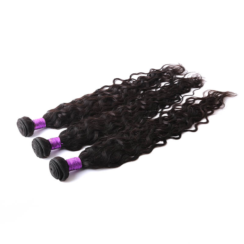 Human Hair Weave Natural Wave Hair Weft 1 Bundle