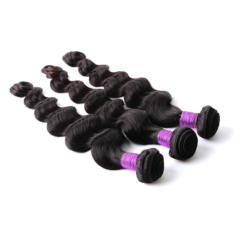 Human Hair Weave Exotic Wave Hair Weft 1 Bundle