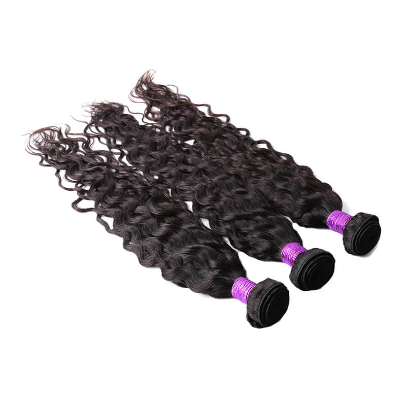 Human Hair Weave Natural Wave Hair Weft 1 Bundle