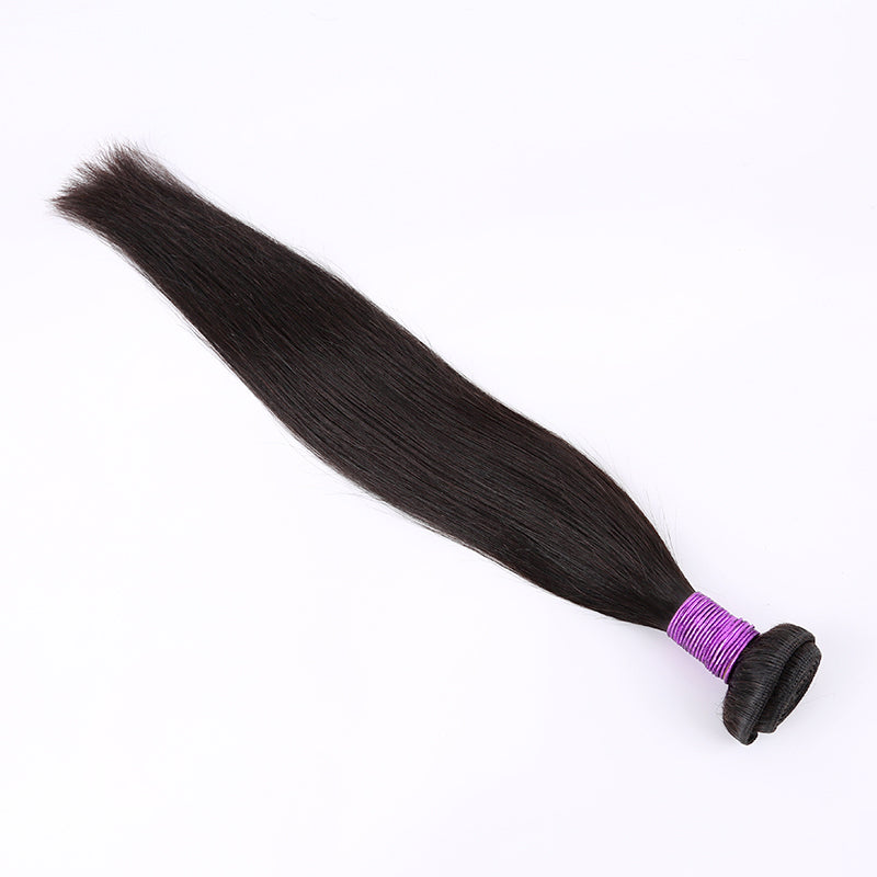 Human Hair Weave Silky Straight Hair Weft 1 Bundle