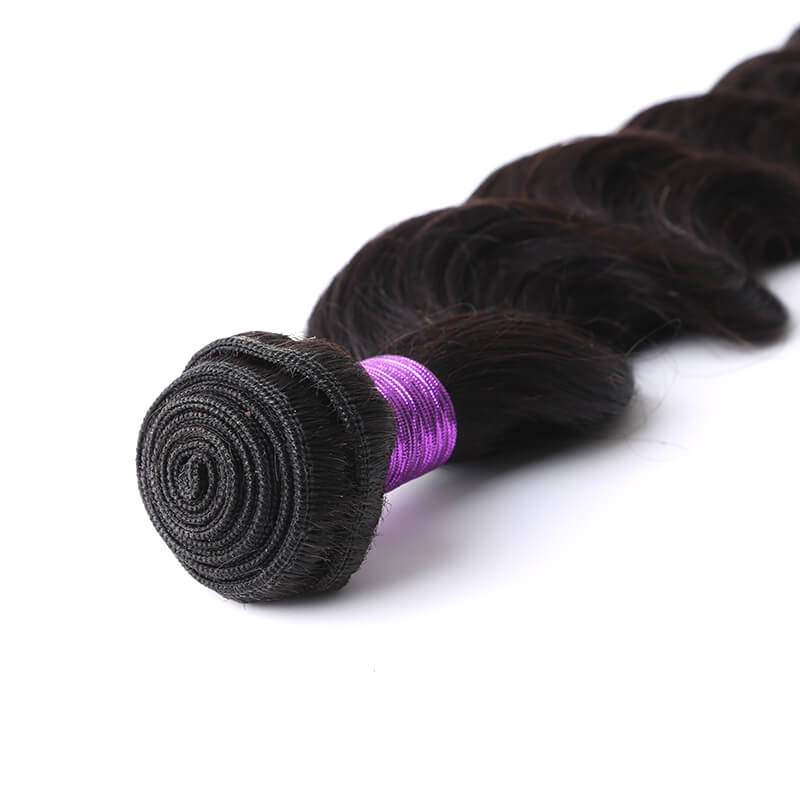 Human Hair Weave Exotic Wave Hair Weft 1 Bundle