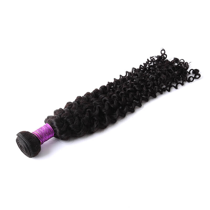 Human Hair Weave Italy Curl Hair Weft 1 Bundle