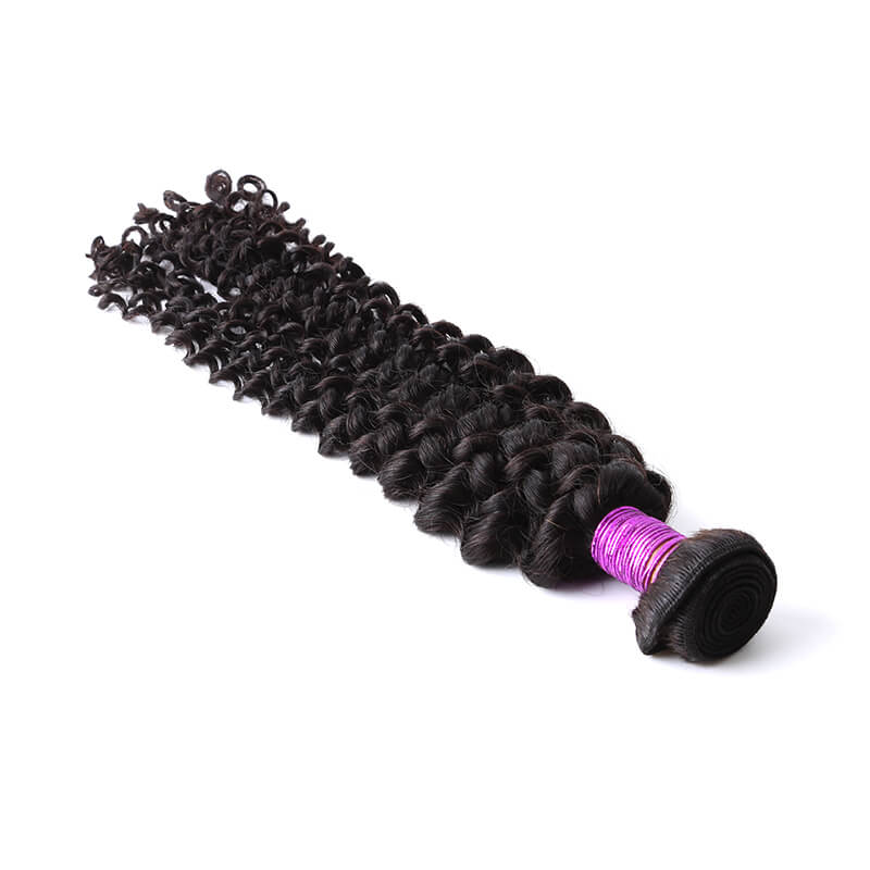 Human Hair Weave Italy Curl Hair Weft 1 Bundle