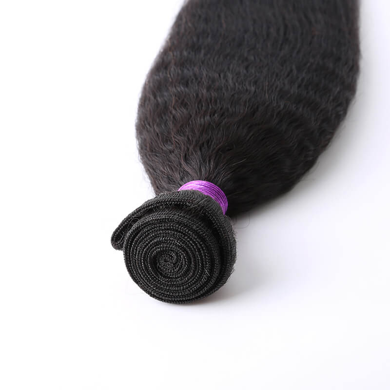 Human Hair Weave Kinky Straight Hair Weft 1 Bundle