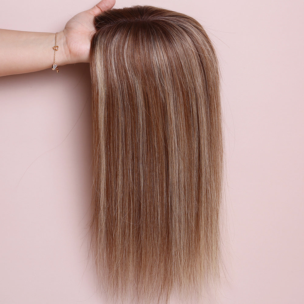 Highlight Topper Hair Human Hairpiece For Women Hair Loss
