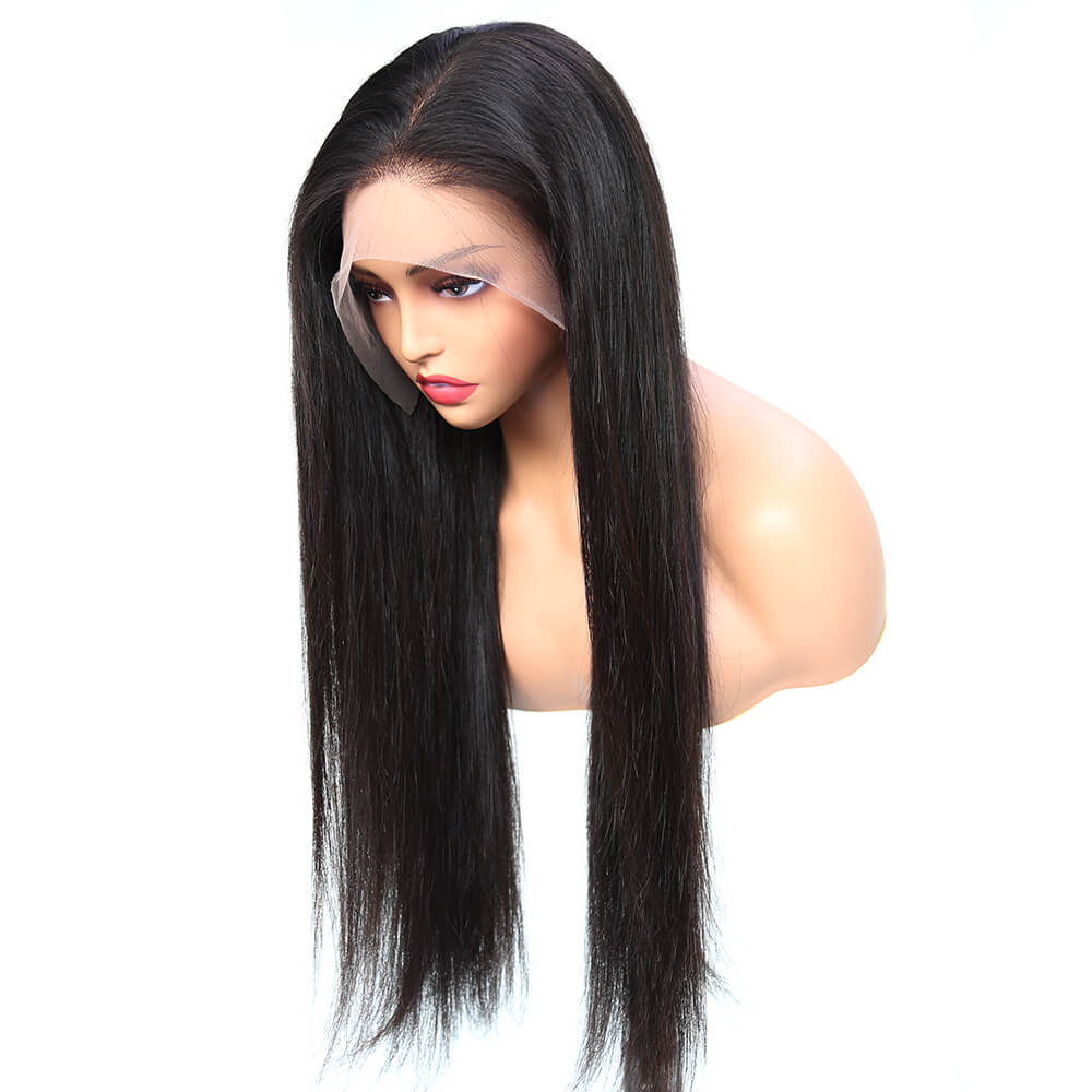 13x4 Lace Frontal Long Human Hair Wig