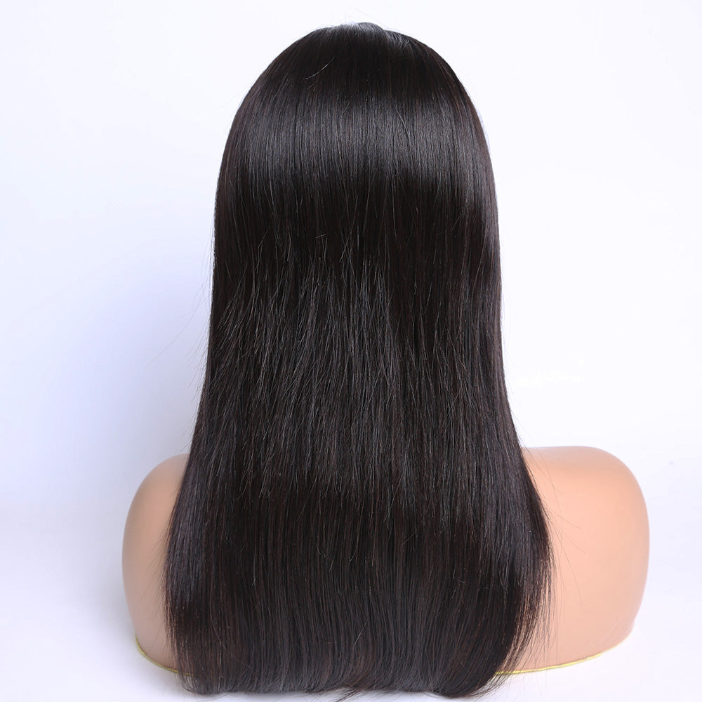 Human Hair Medical Wig Full Lace Silicone Virgin Hair Wigs For Alopecia and Chemo Hair Loss