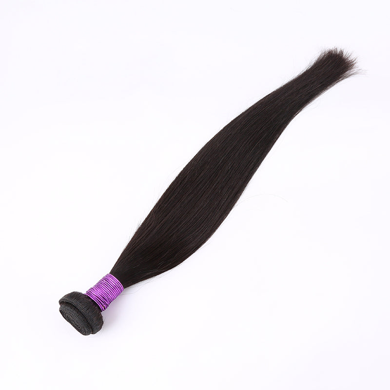 Human Hair Weave Silky Straight Hair Weft 1 Bundle