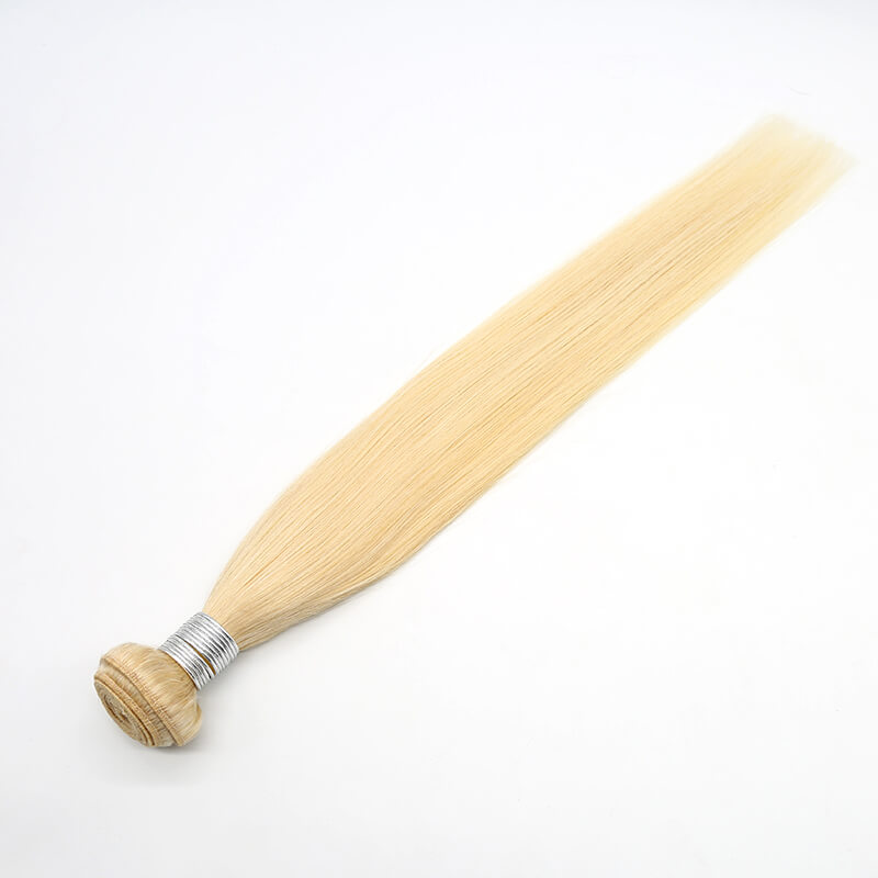 Blonde 613 Hair Weave Straight Hair Bundle 1PC
