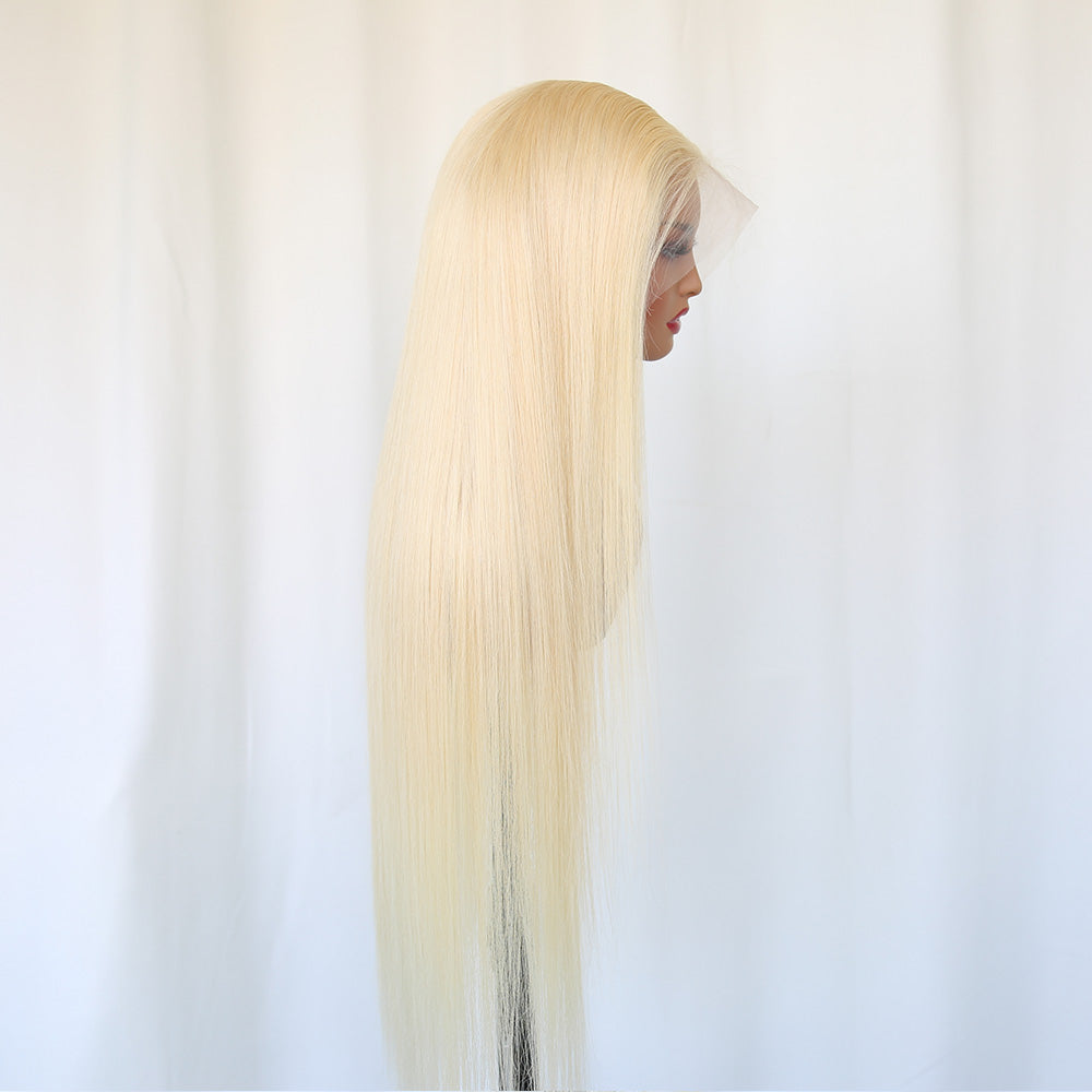 613 blonde human hair 13x4 full frontal wig