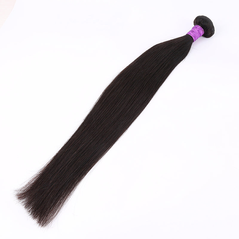 Human Hair Weave Silky Straight Hair Weft 1 Bundle