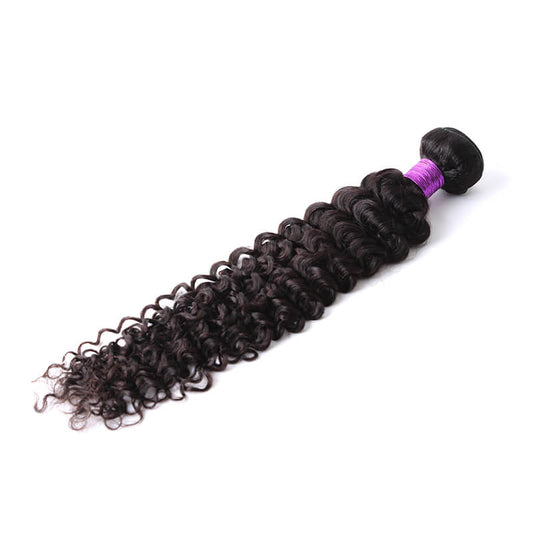 Human Hair Weave Water Wave Hair Weft 1 Bundle