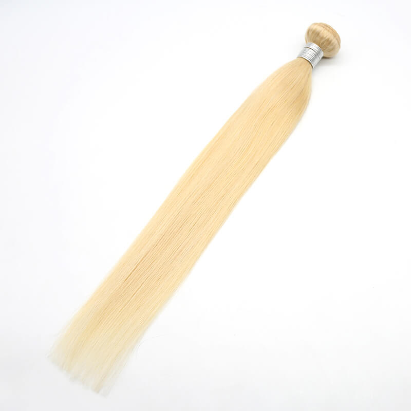 Blonde 613 Hair Weave Straight Hair Bundle 1PC
