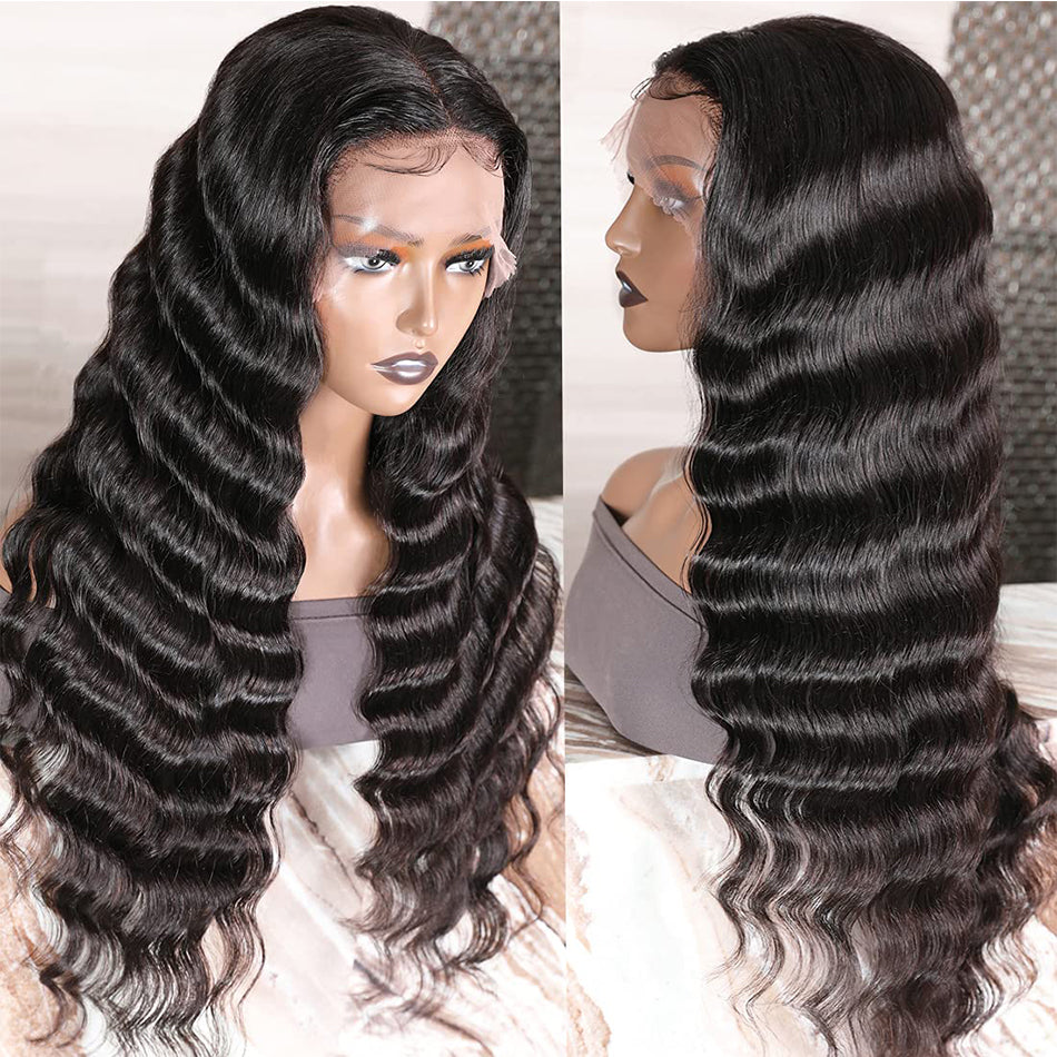 Loose deep wave human hair wigs