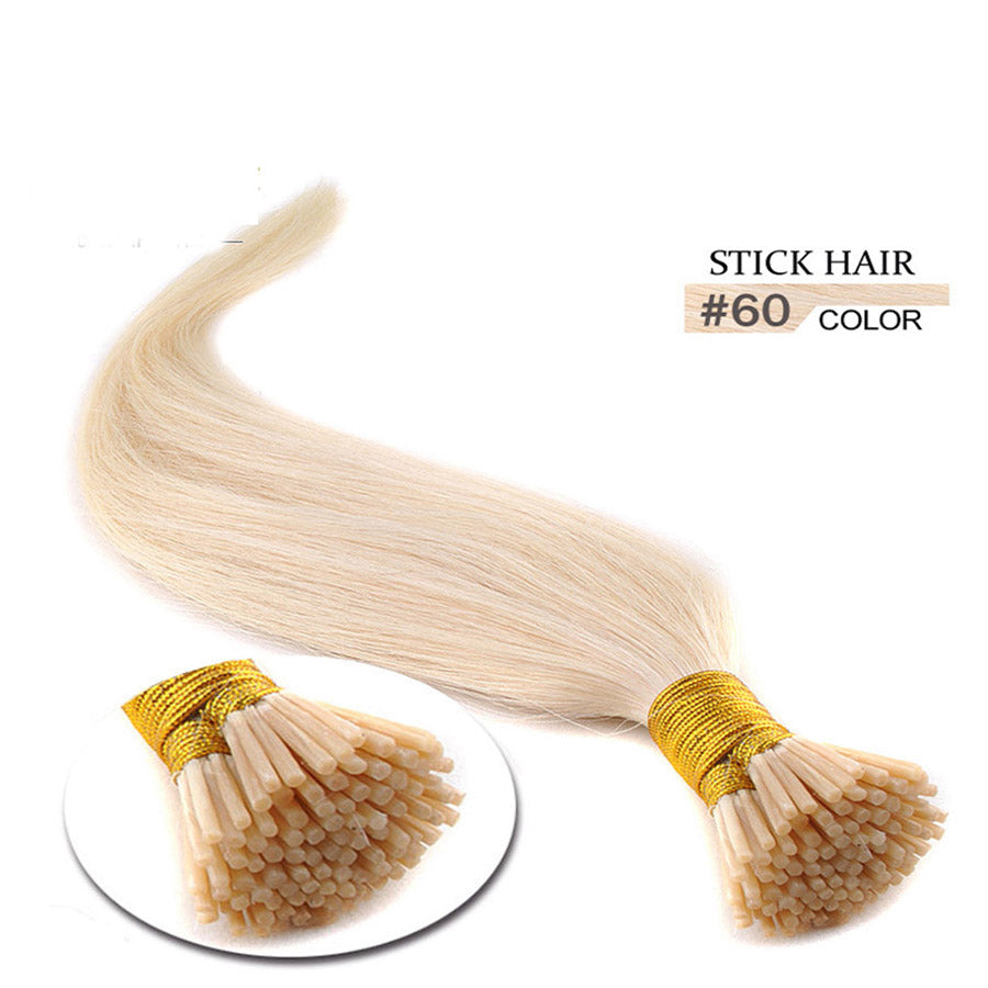 I Tip Stick Human Hair Extensions Silky Straight 50g