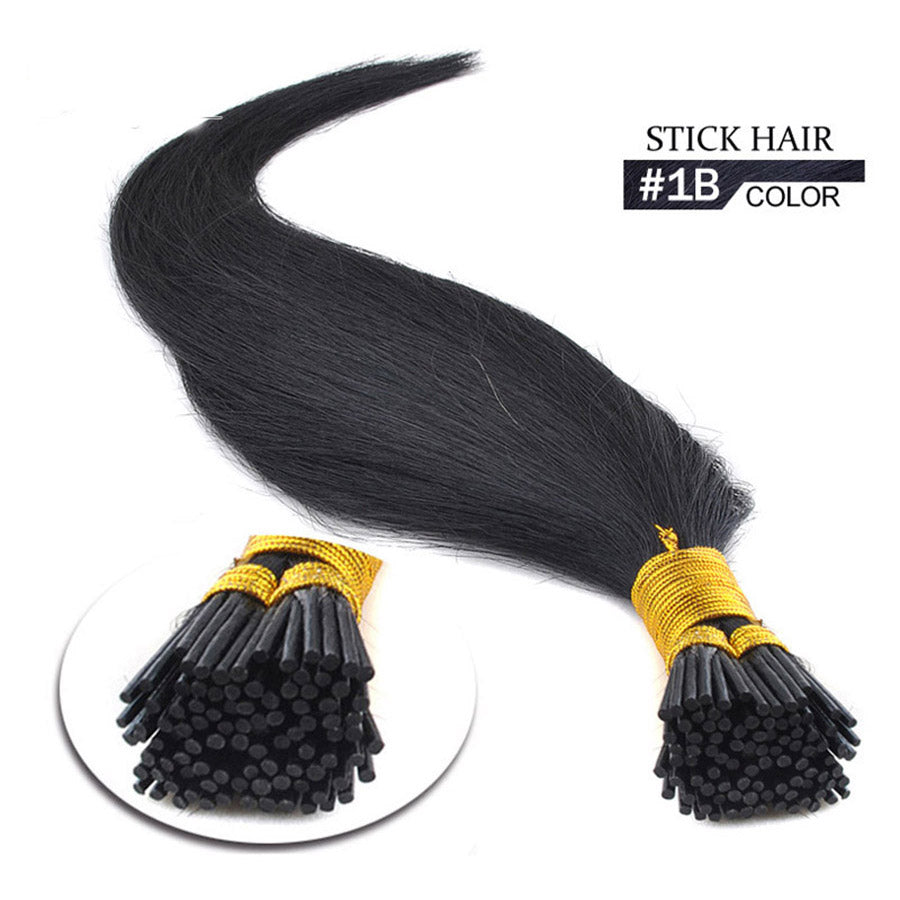 I Tip Stick Human Hair Extensions Silky Straight 50g