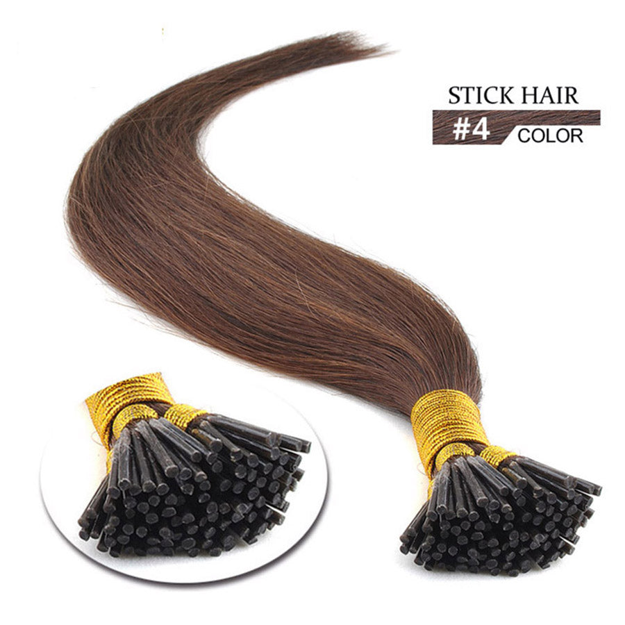 I Tip Stick Human Hair Extensions Silky Straight 50g