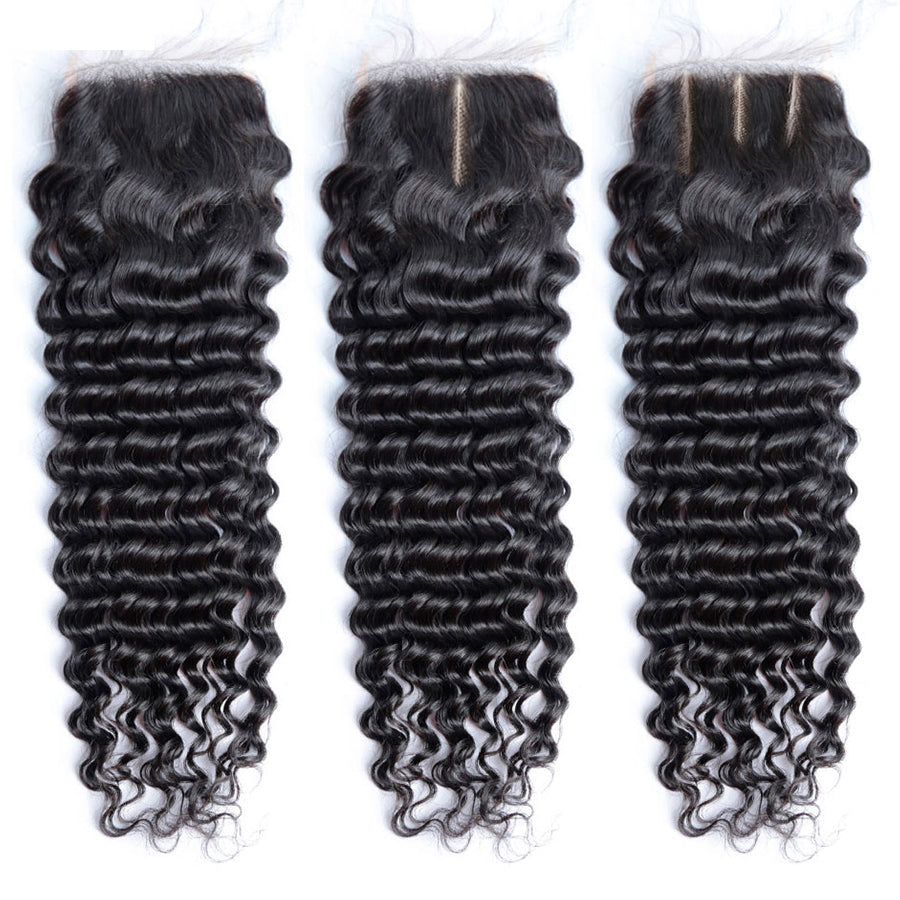 Deep wave lace closure