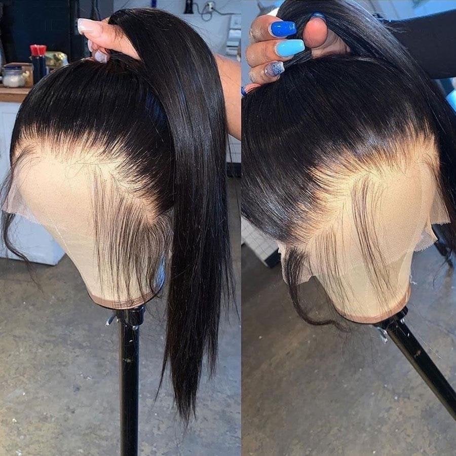Full lace wig pontytail hair style