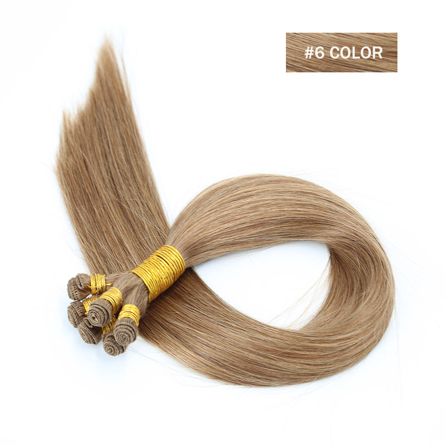 light brown human hair wefts