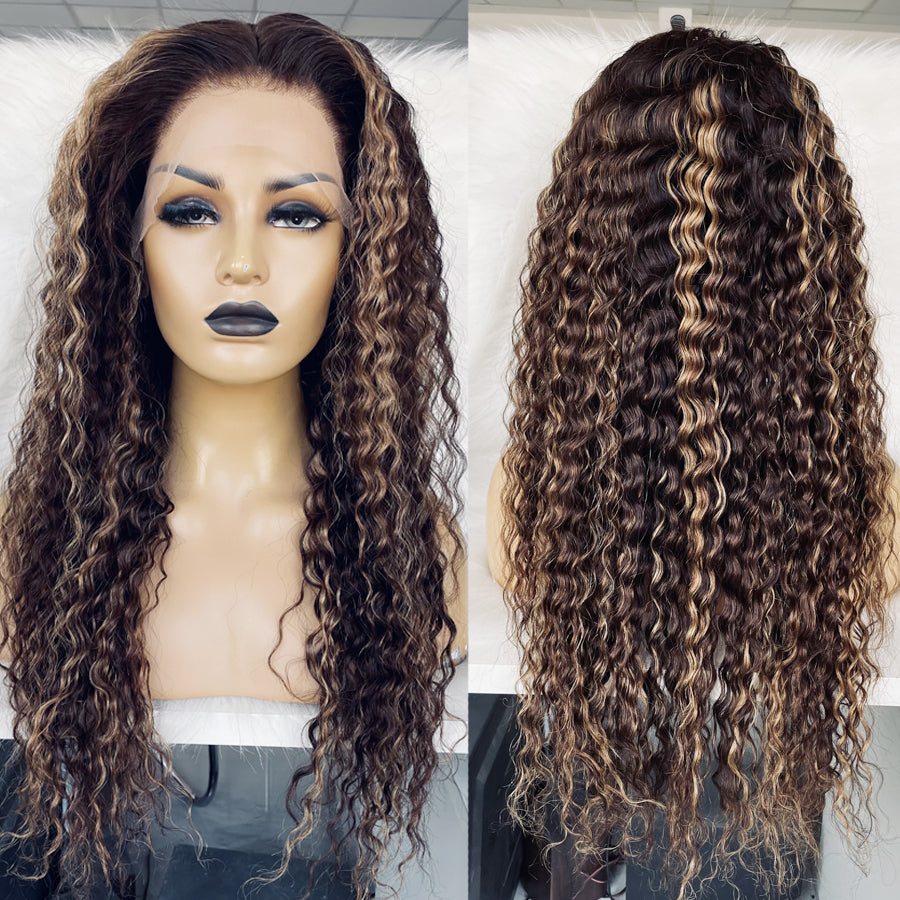 Highlights Lace Front Human Hair Wig