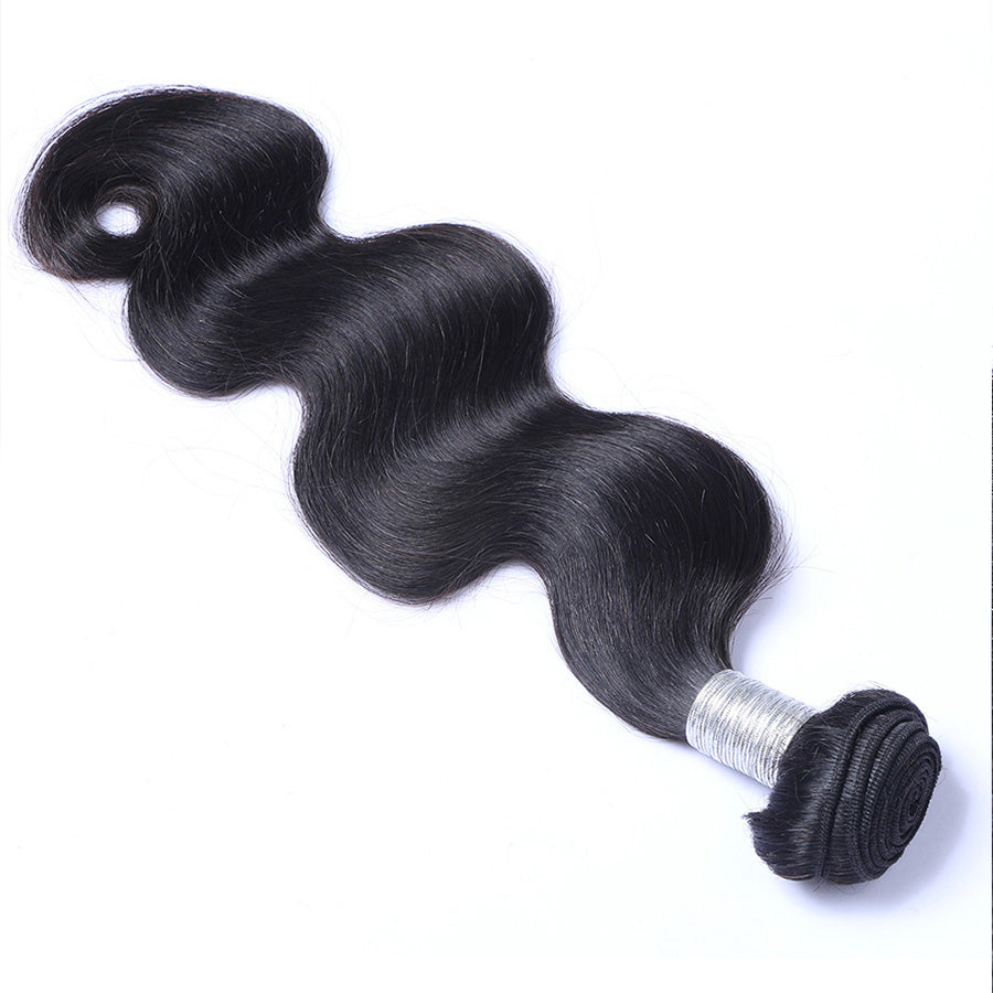 Black hair body wave weave