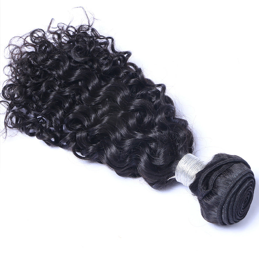 Curly hair weave