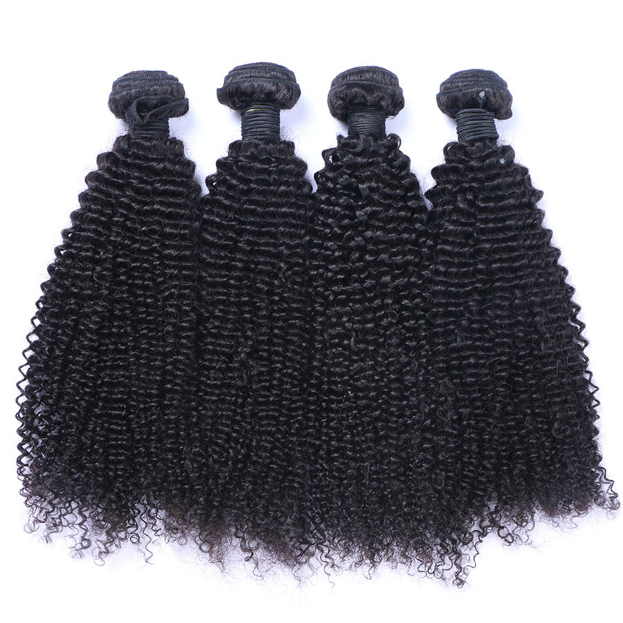 Kinky curly weaves human hair