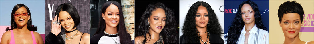 Rihanna’s Elegant Black Hairstyles