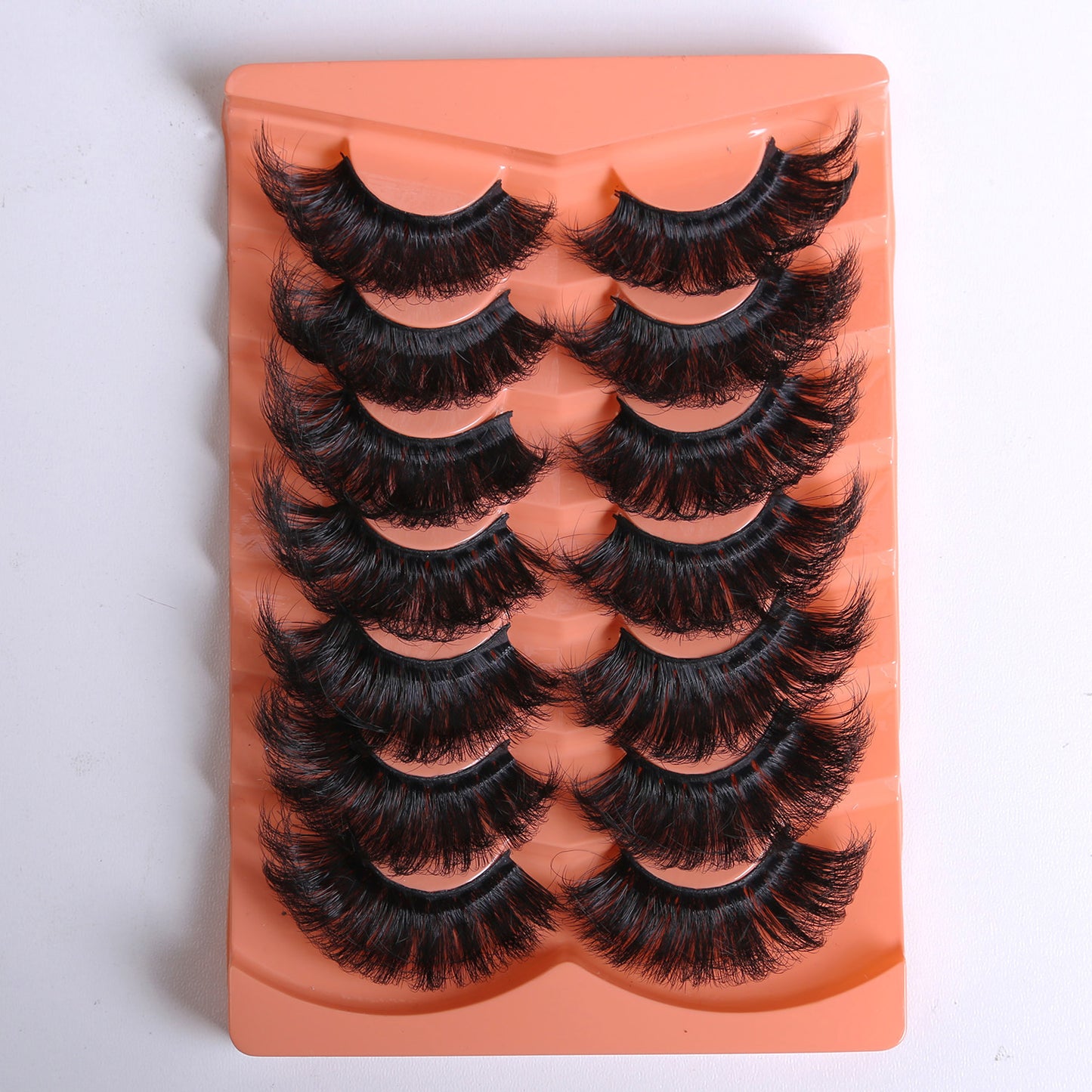 7 Pairs of Luxurious Thick and Long Dramatic False Eyelashes – 3D Faux Mink Full Strip Lashes, Volumized Fluffy Natural False Eyelashes