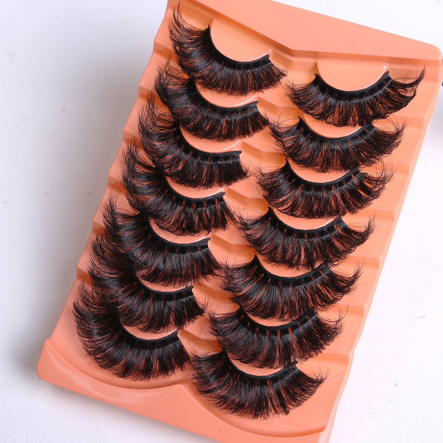 7 Pairs of Luxurious Thick and Long Dramatic False Eyelashes – 3D Faux Mink Full Strip Lashes, Volumized Fluffy Natural False Eyelashes