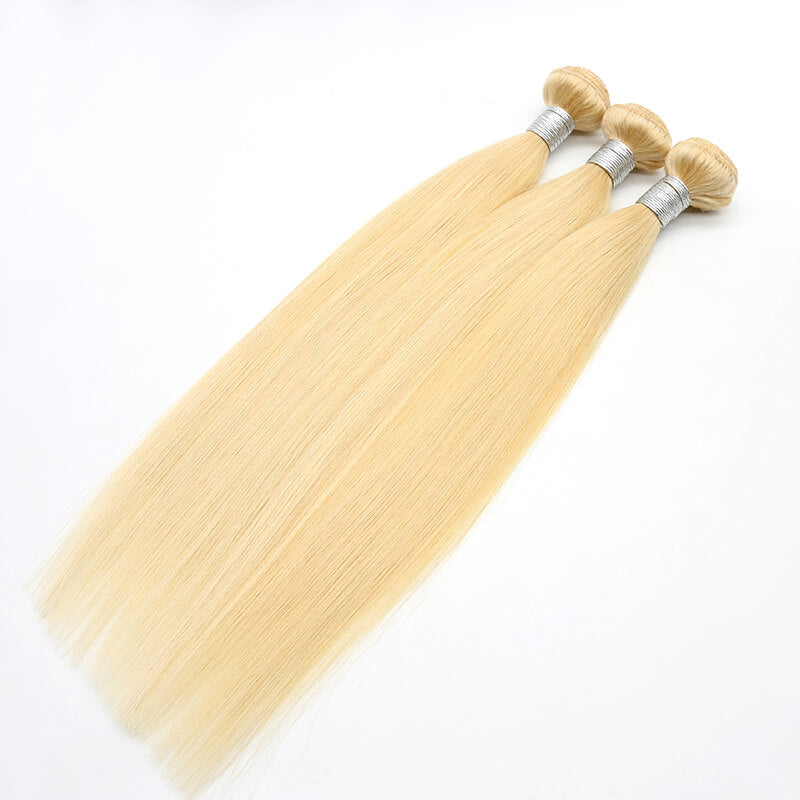Blonde 613 Hair Weave Straight Hair Bundle 1PC