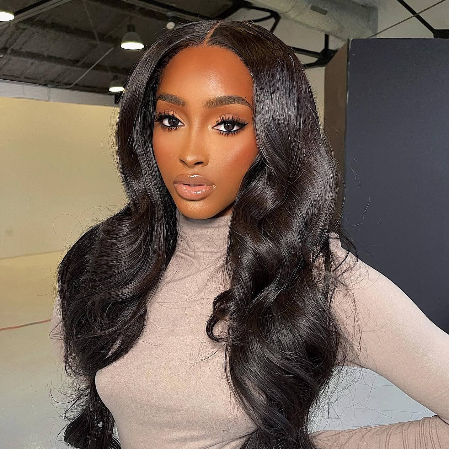 body wave human hair full frontal wig