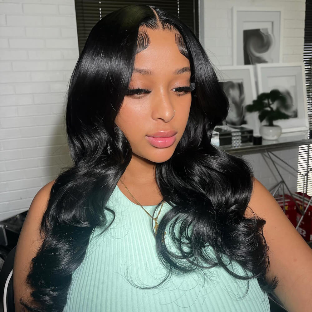 body wave lace front wig 13x6 lace front human hair