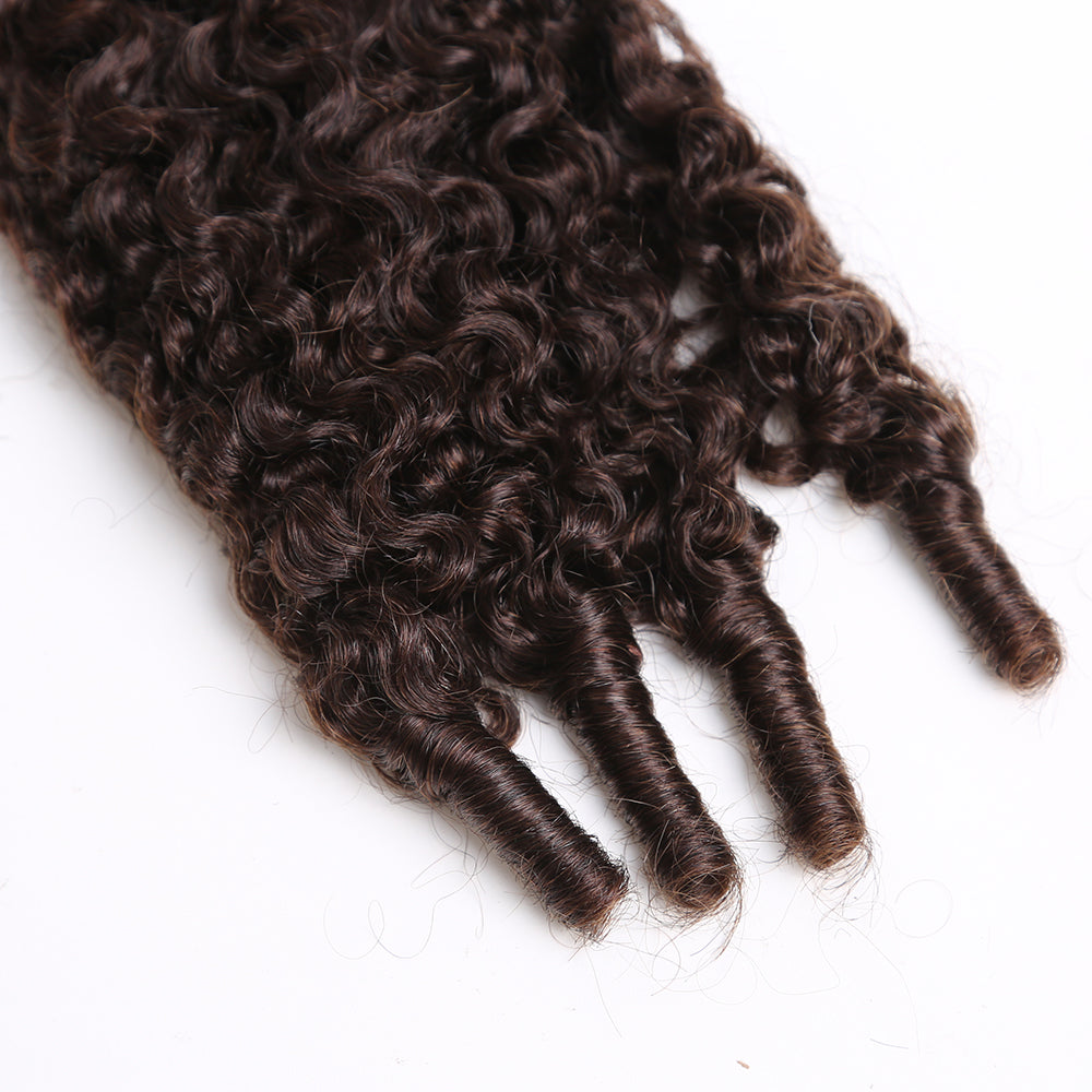 Crochet Hair Extensions Darkest Brown Braiding Human Hair