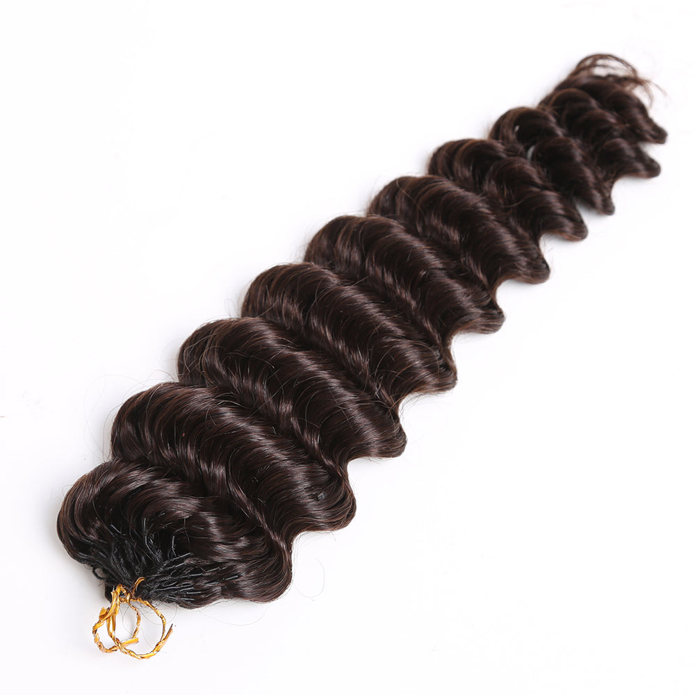 Crochet Hair Extensions Darkest Brown Braiding Human Hair
