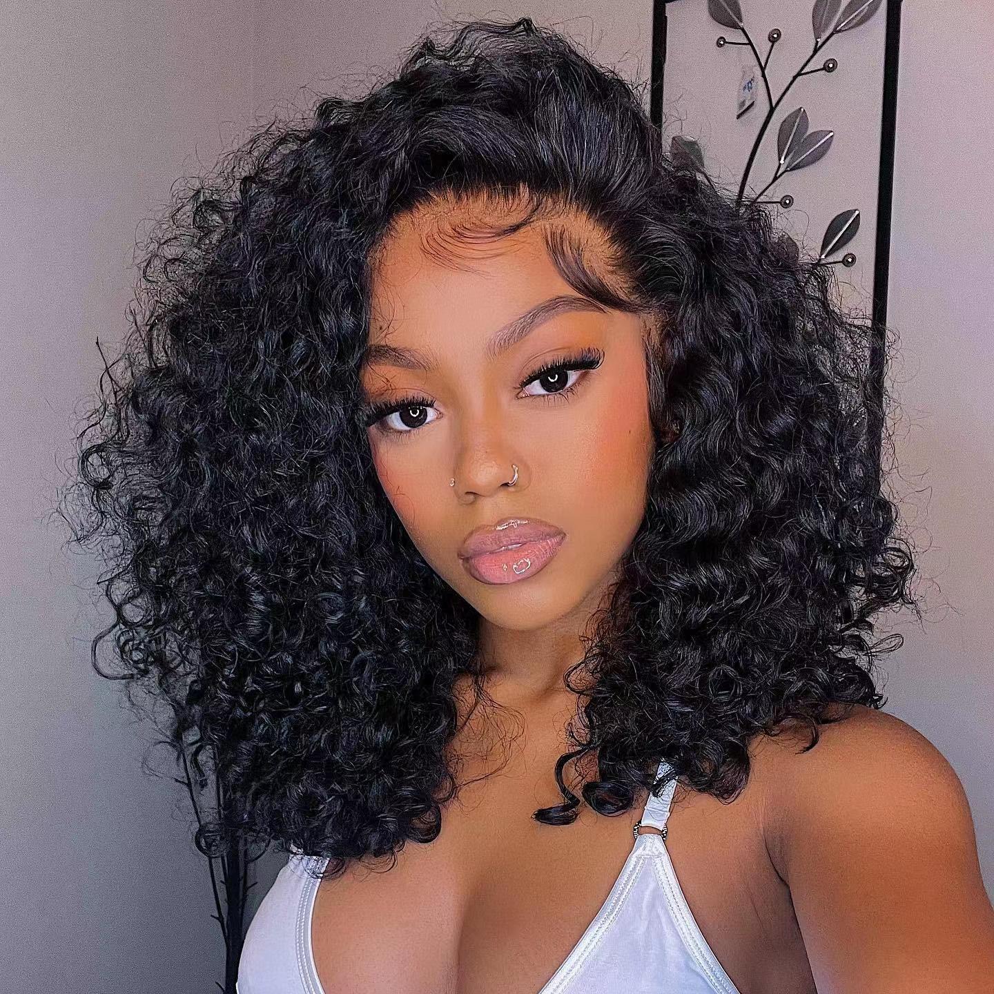 Exotic Curly 4x4 5x5 13x4 Lace Frontal Closure Wig (HD lace