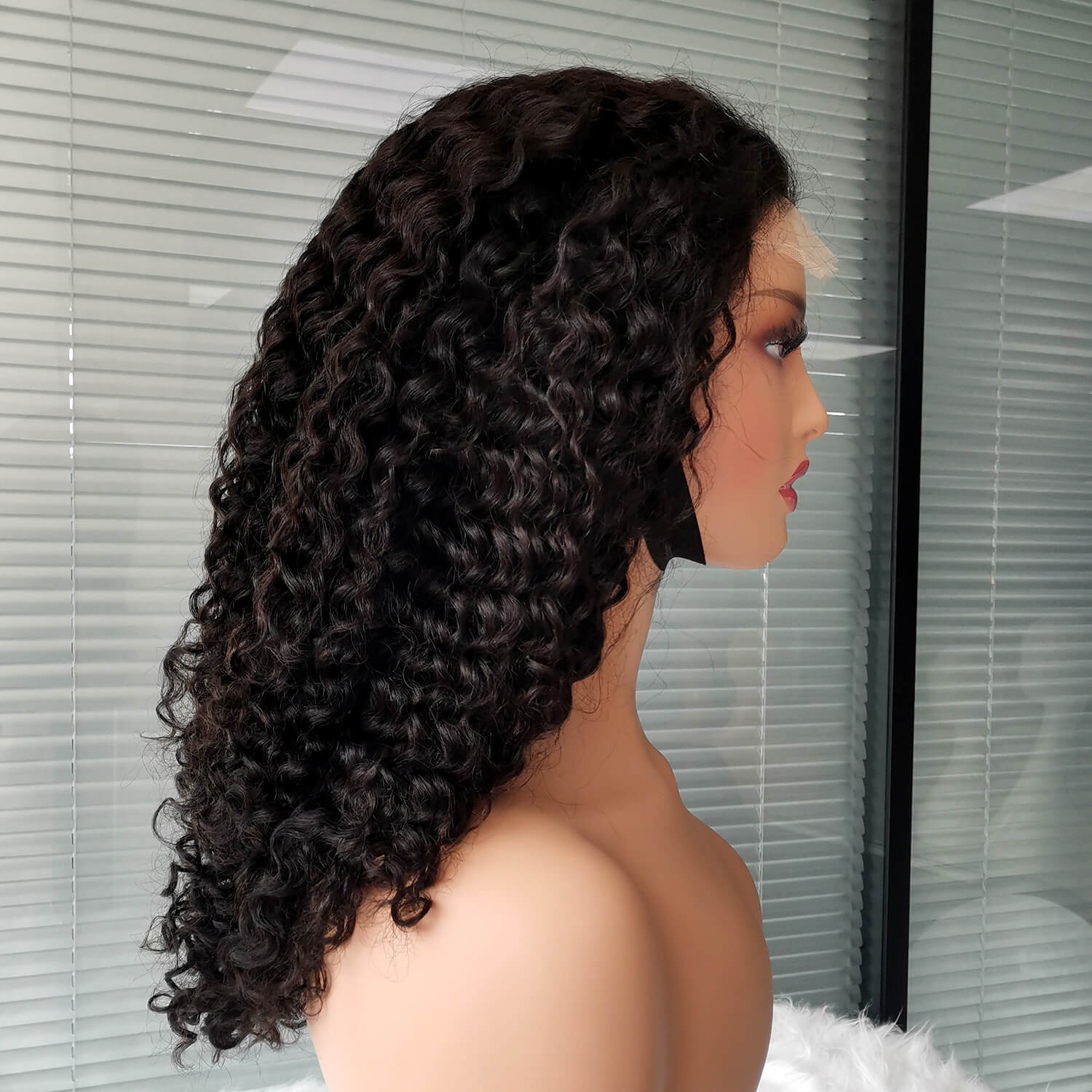 Curly Human Hair HD Lace Front Wig